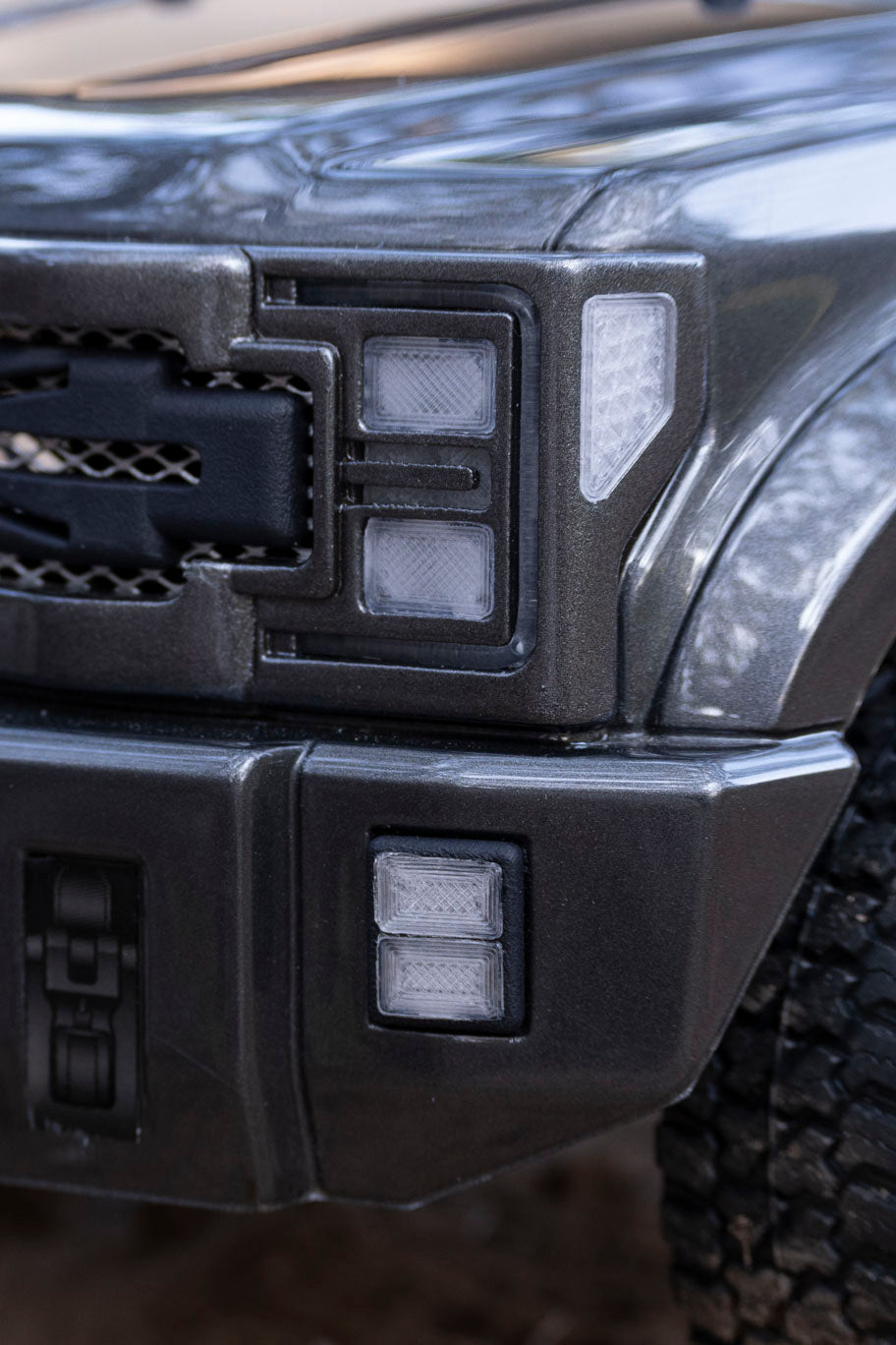 1:10 Rod Shop | CEN Racing Ford F450 | 2018 Grille with Licensed Ford Emblem Grille Insert