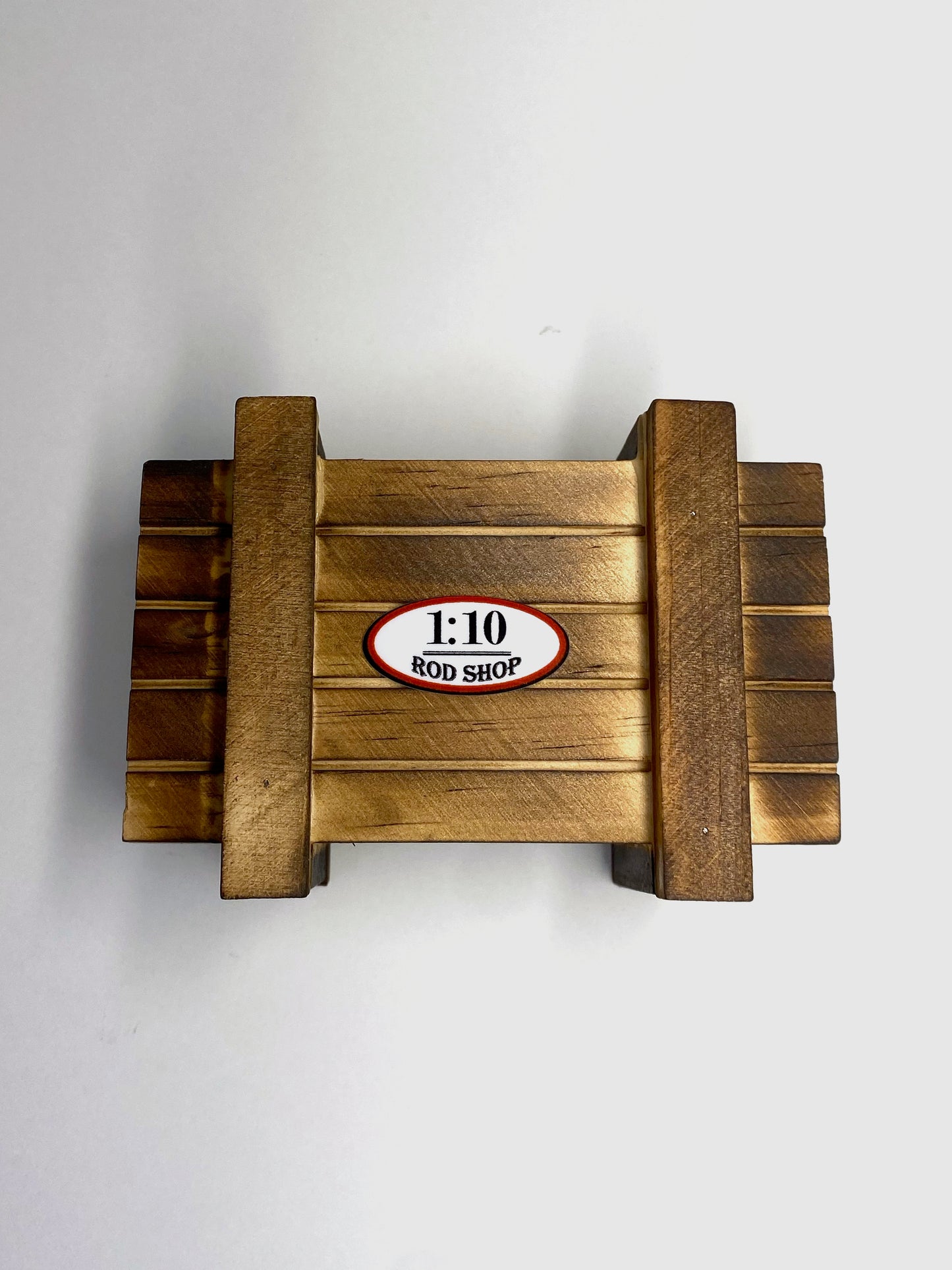 1:10 Rod Shop | Scale Accessories | Mini Wooden Crate