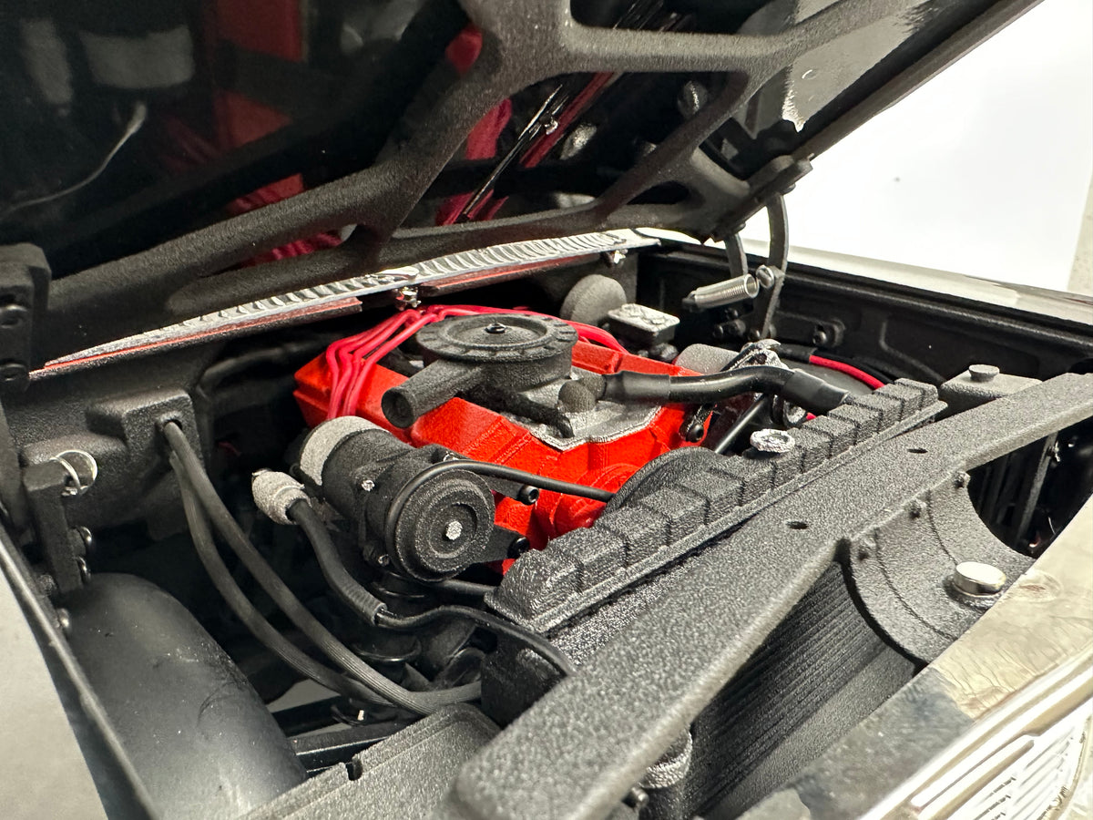 Low Rider Ingene 1:10 Rod Shop | Redcat | '64 Impala Lowrider Engine Bay