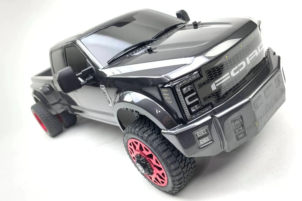 8981 FORD F-450 SD 1/10 4WD RTR (Grey Titanium) Custom Truck DL-Series